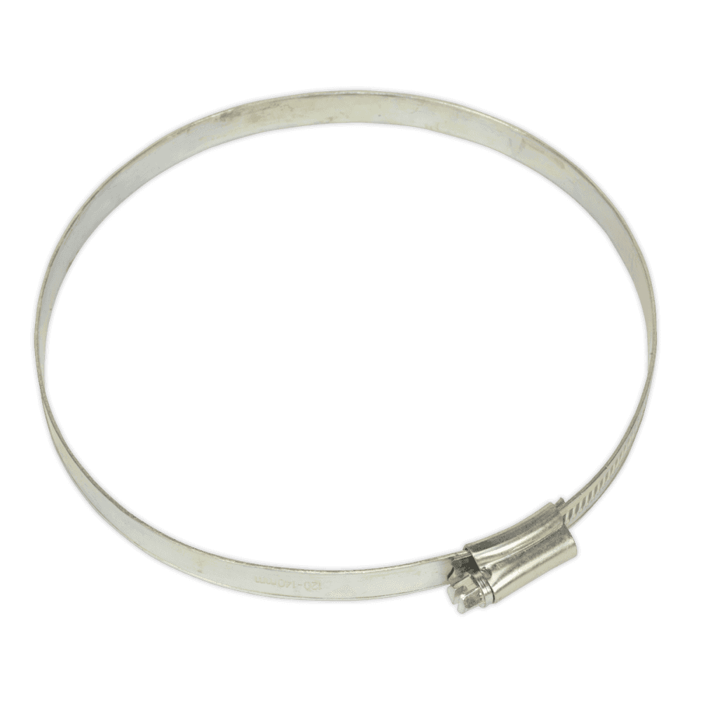 Sealey Zinc Plated Hose Clip 120-140mm - Pack of 10 Model No-20091