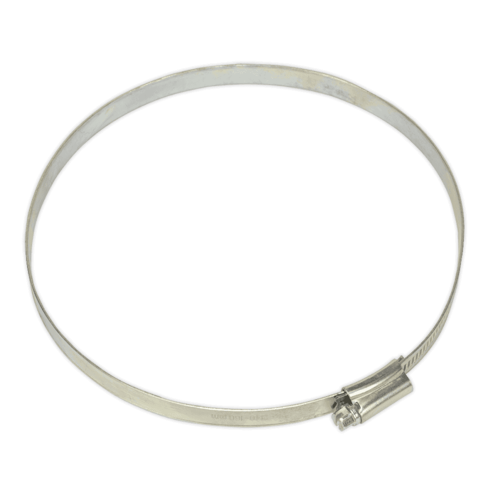 Sealey Zinc Plated Hose Clip 140-160mm - Pack of 10 Model No-20092
