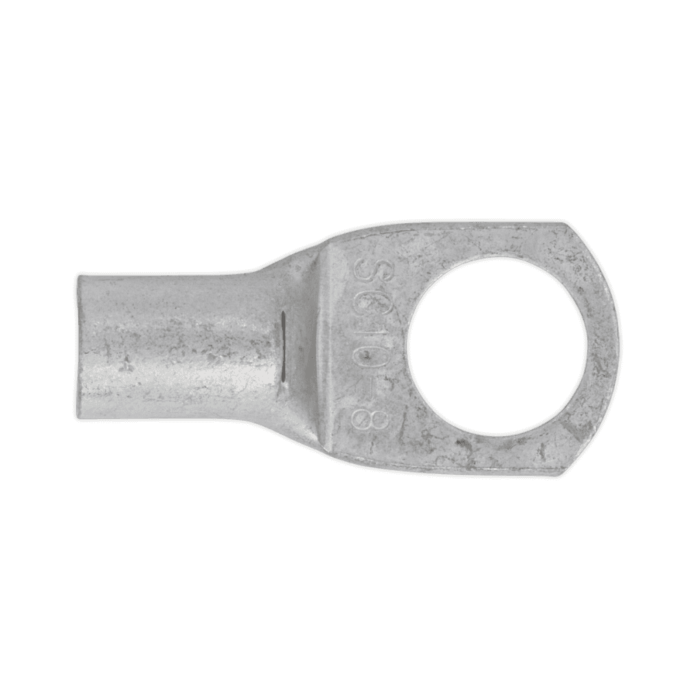 Sealey Copper Lug Terminal 10mm² x 8mm - Pack of 10 Model No-20107