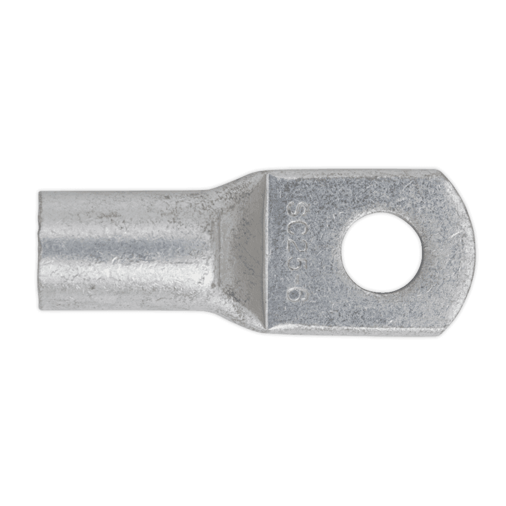Sealey Copper Lug Terminal 25mm² x 6mm - Pack of 10 Model No-20109