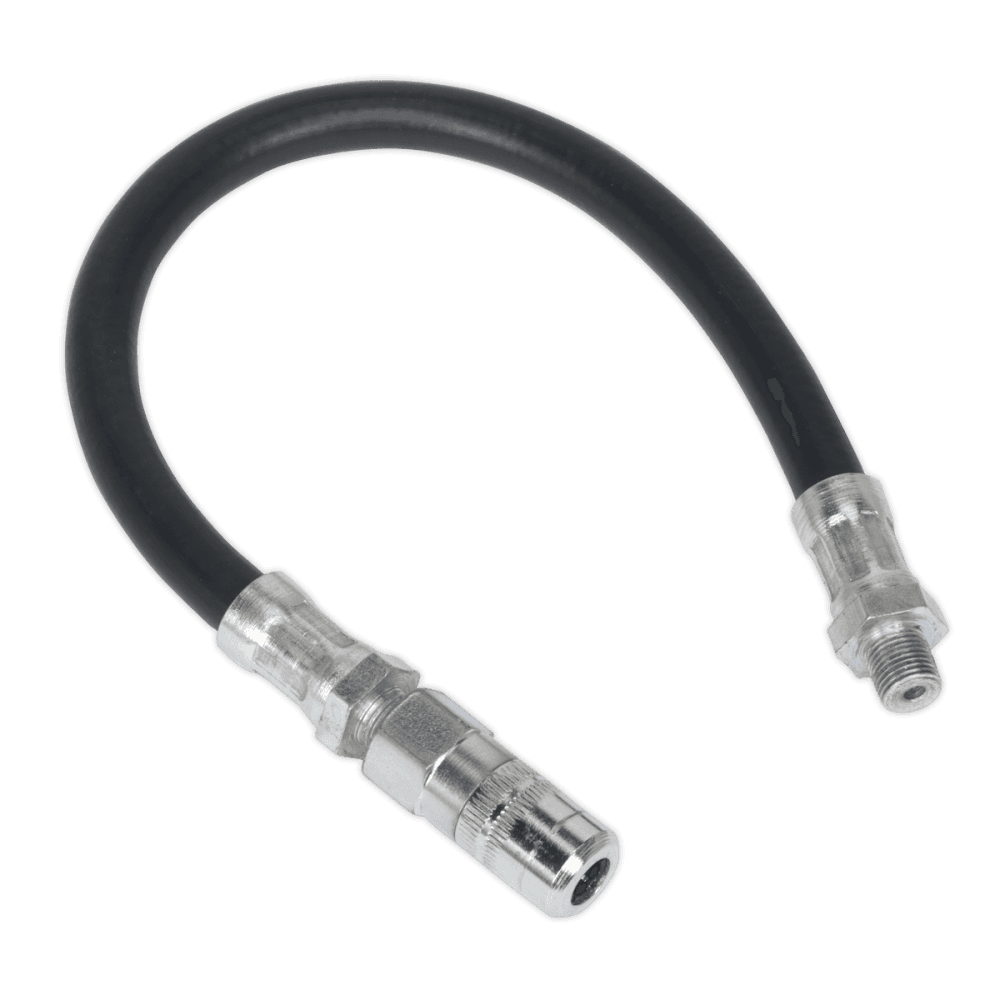 Sealey Rubber Delivery Hose with 4-Jaw Connector Flexible 300mm 1/8"BSP Gas Model No-20117