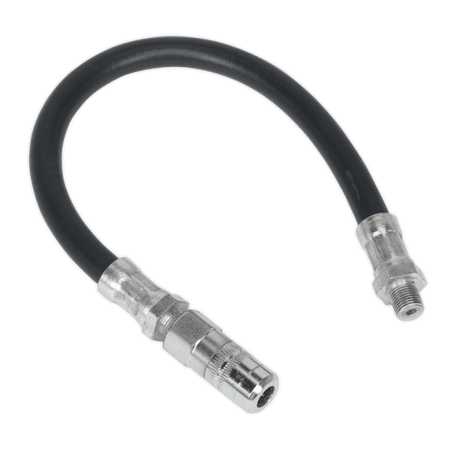 Sealey Rubber Delivery Hose with 4-Jaw Connector Flexible 300mm 1/8"BSP Gas Model No-20117