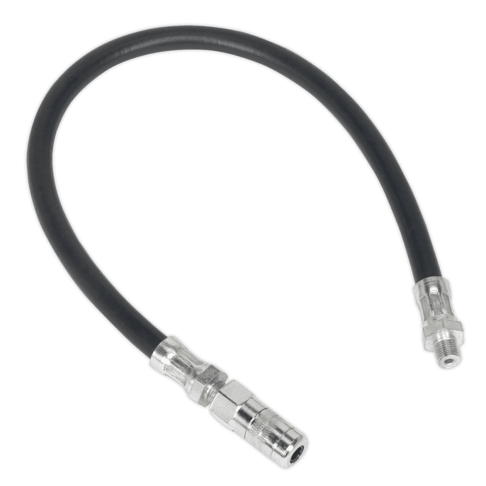 Sealey Rubber Delivery Hose with 4-Jaw Connector Flexible 450mm 1/8"BSP Gas Model No-20118