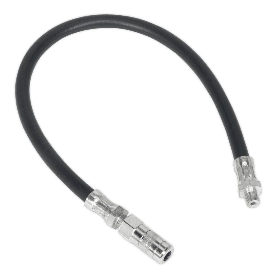 Sealey Rubber Delivery Hose with 4-Jaw Connector Flexible 450mm 1/8"BSP Gas Model No-20118