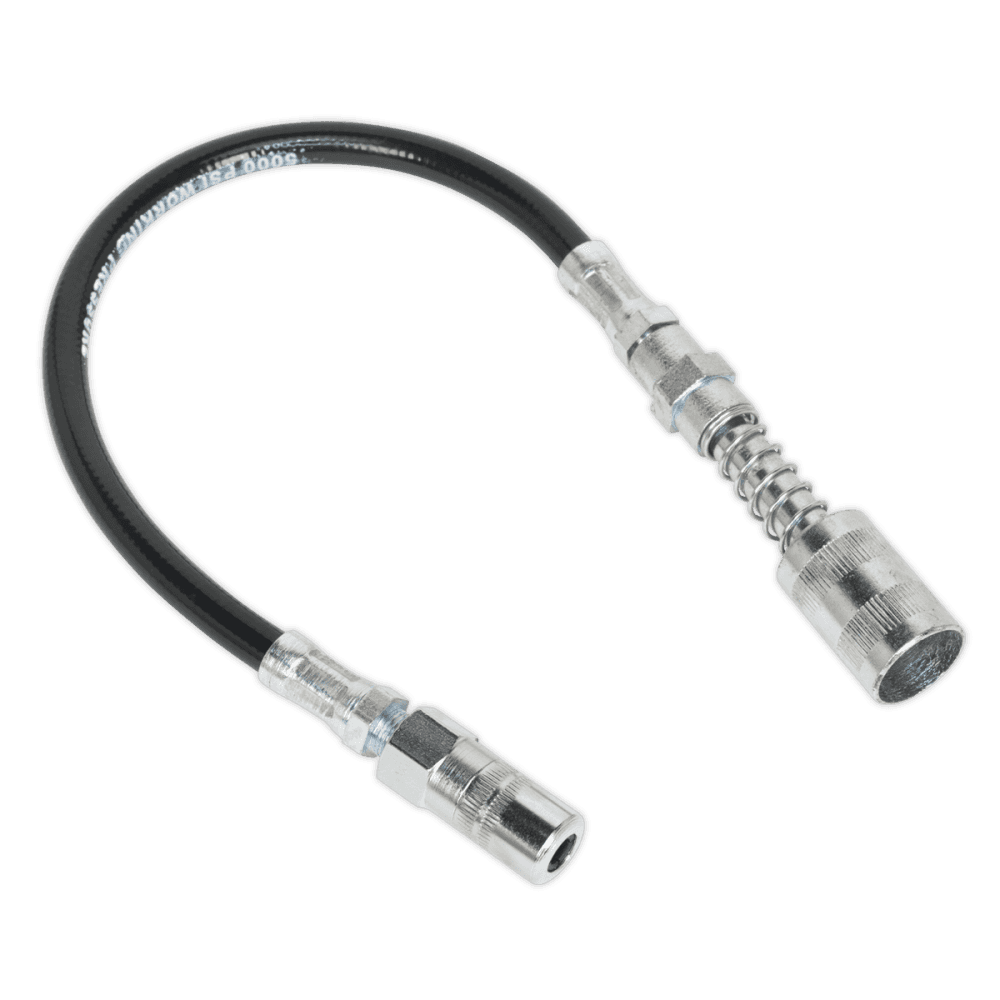 Sealey Rubber Delivery Hose with 4-Jaw Connector Flexible 300mm Quick Release Coupling Model No-20119