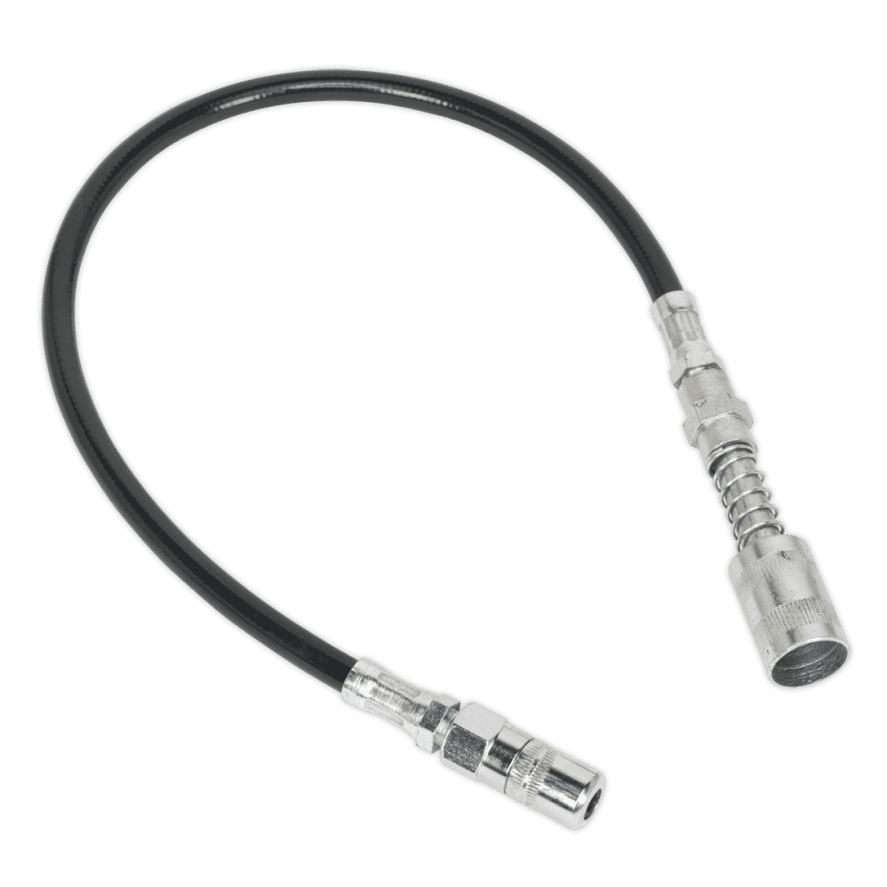 Sealey Rubber Delivery Hose with 4-Jaw Connector Flexible 450mm Quick Release Coupling Model No-20120