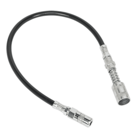 Sealey Rubber Delivery Hose with 4-Jaw Connector Flexible 450mm Quick Release Coupling Model No-20120