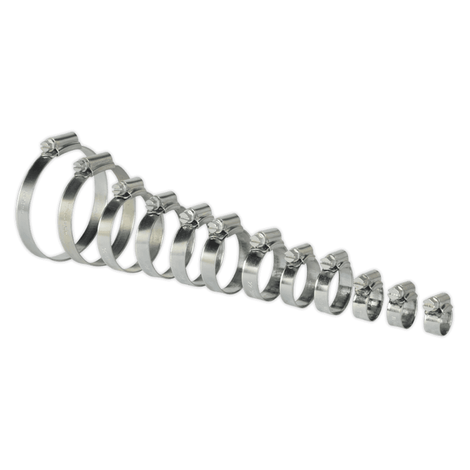 Sealey Hose Clip Assortment 85pc 8-57mm Model No-20128