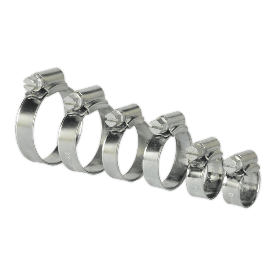Sealey Hose Clip Assortment 30pc 8-29mm Model No-20129