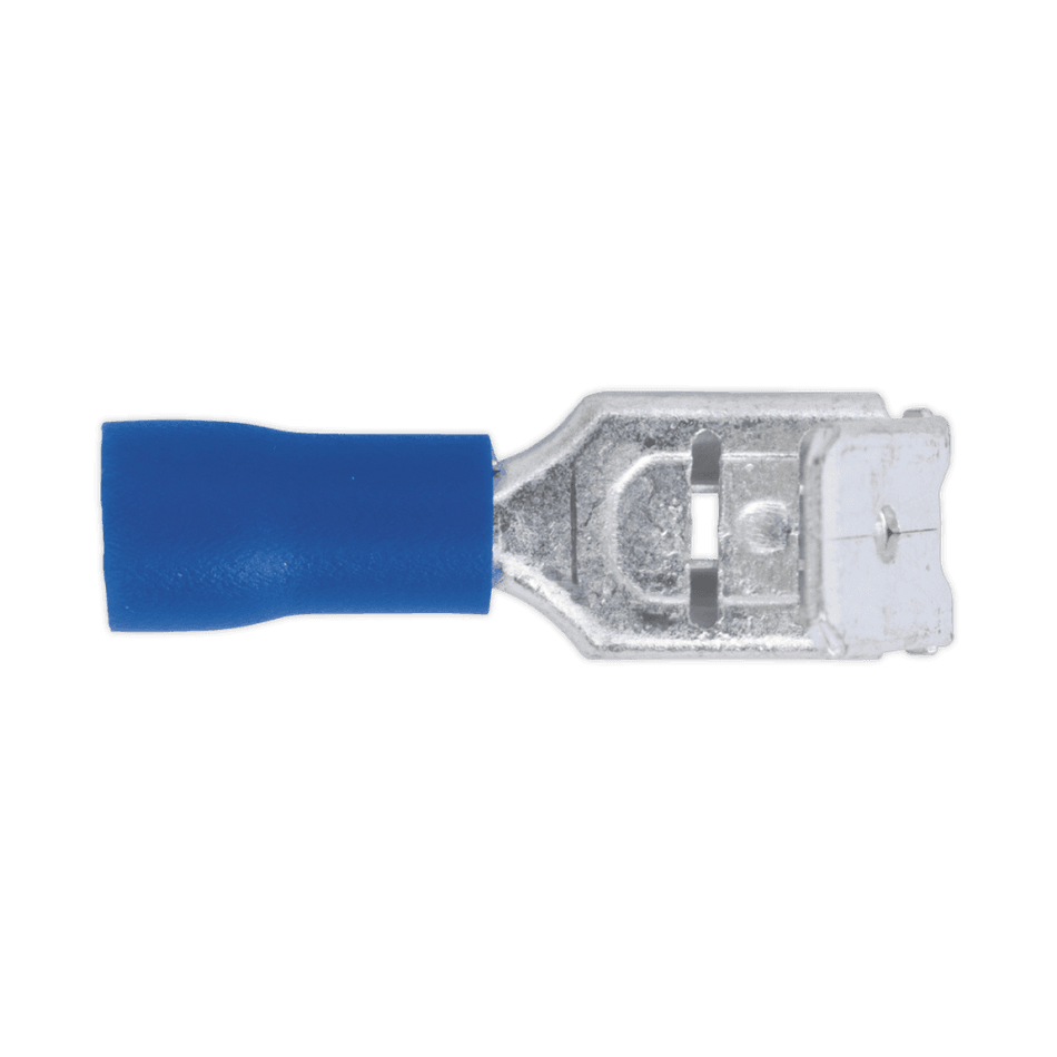 Sealey Piggy-Back Terminal 6.3mm Blue Pack of 100 Model No-20135