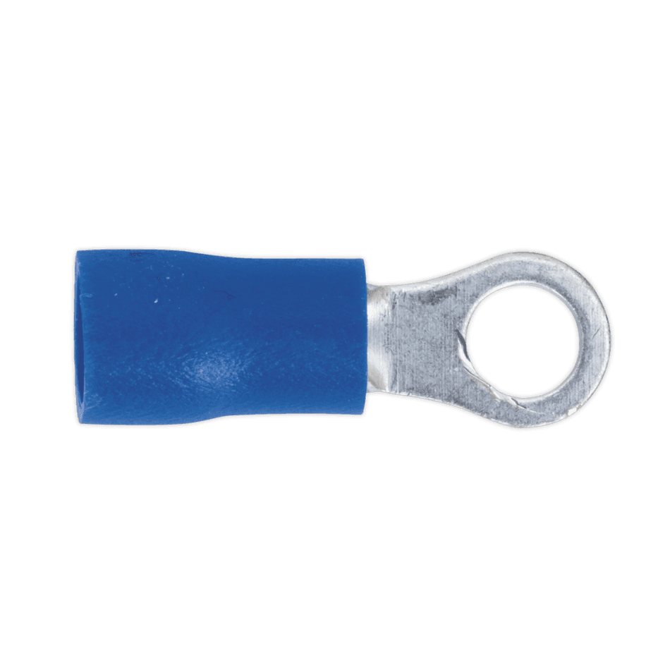 Sealey Easy-Entry Ring Terminal 4.3mm (4BA) Blue Pack of 100 Model No-20143