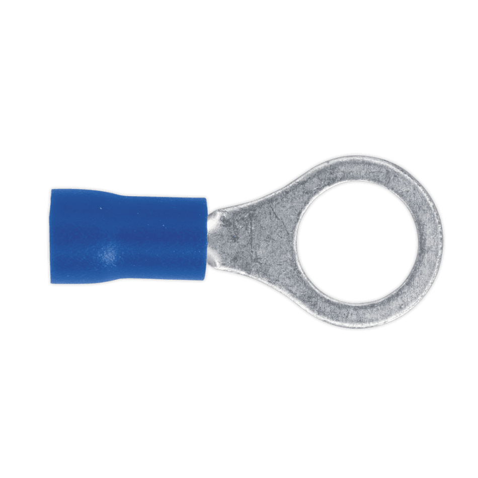 Sealey Easy-Entry Ring Terminal 8.4mm (5/16") Blue Pack of 100 Model No-20146