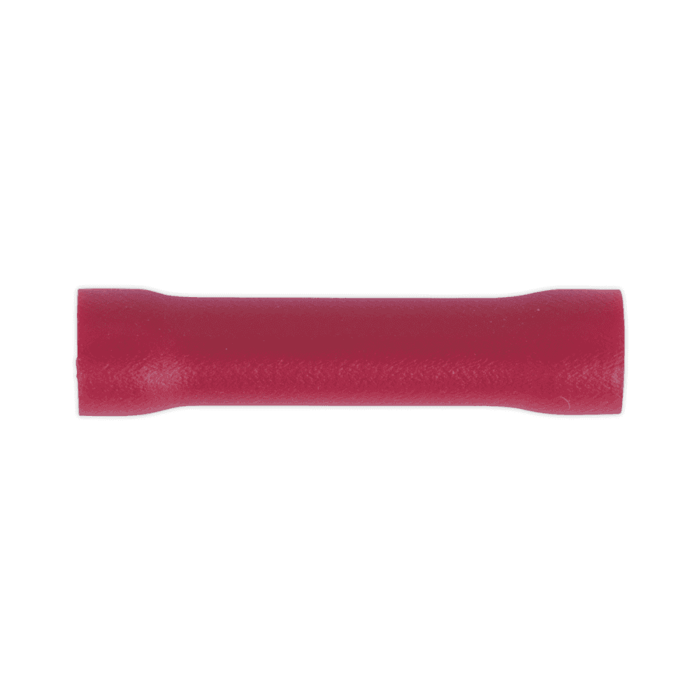 Sealey Butt Connector Terminal 3.3mm, Red - Pack of 100 Model No-20161