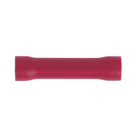 Sealey Butt Connector Terminal 3.3mm, Red - Pack of 100 Model No-20161