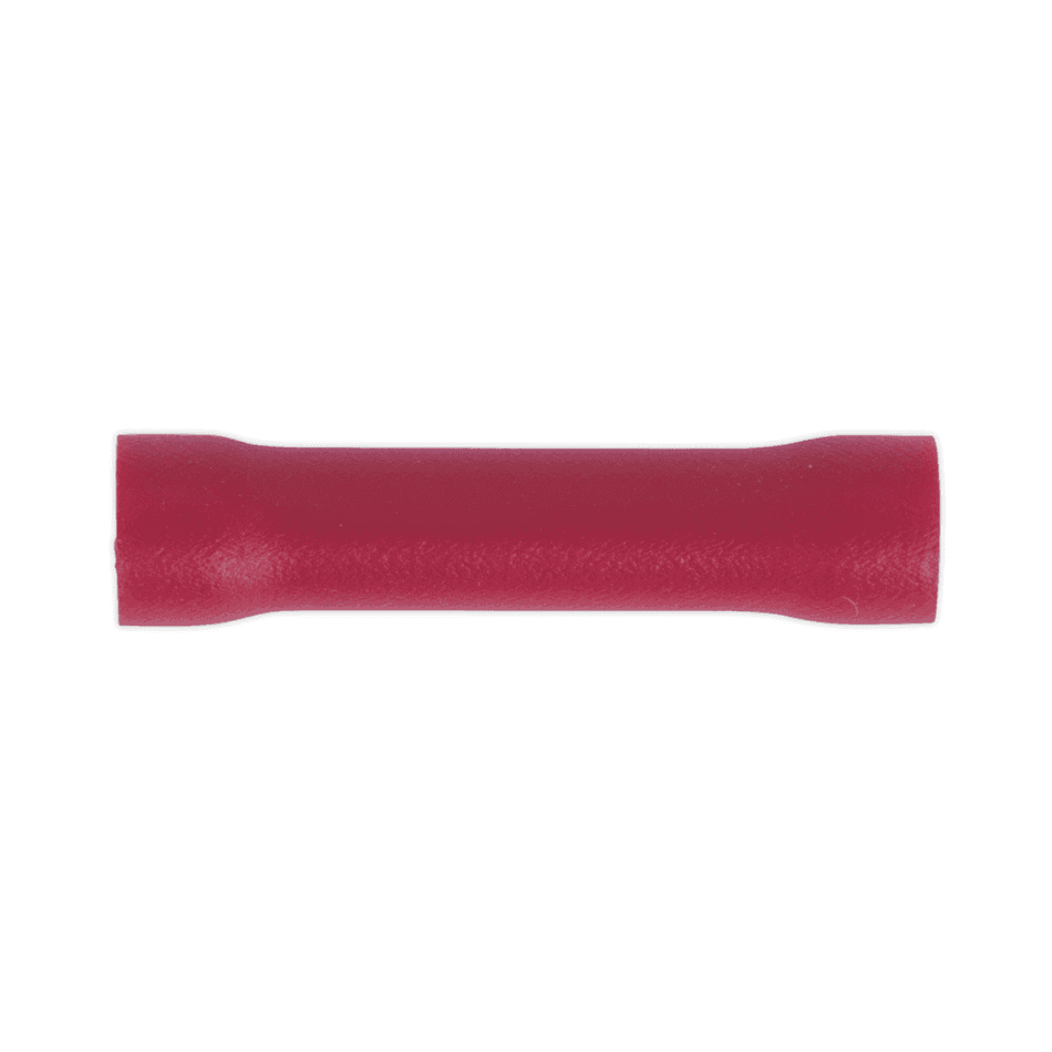 Sealey Butt Connector Terminal 3.3mm Red Pack of 100 Model No-20161