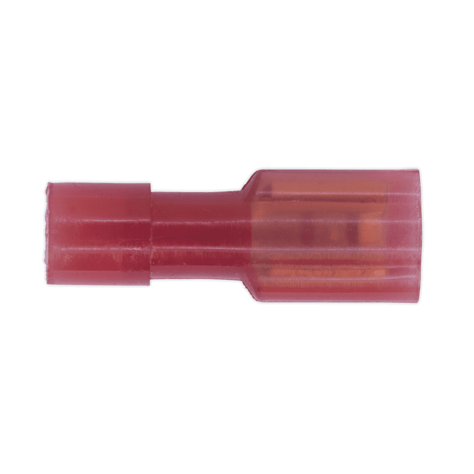 Sealey Fully Insulated Terminal 4.7mm Female Red Pack of 100 Model No-20164