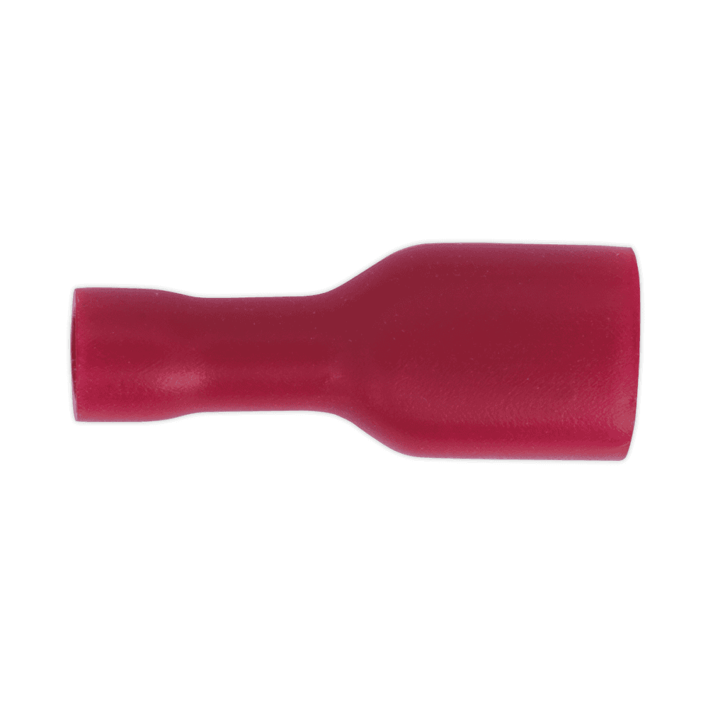 Sealey Fully Insulated Terminal 6.3mm Female Red Pack of 100 Model No-20165
