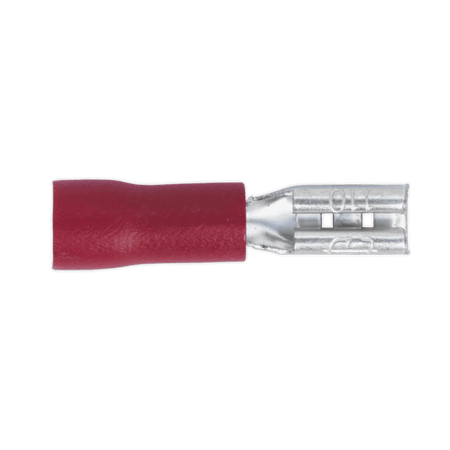 Sealey Push-On Terminal 2.8mm Female Red Pack of 100 Model No-20168