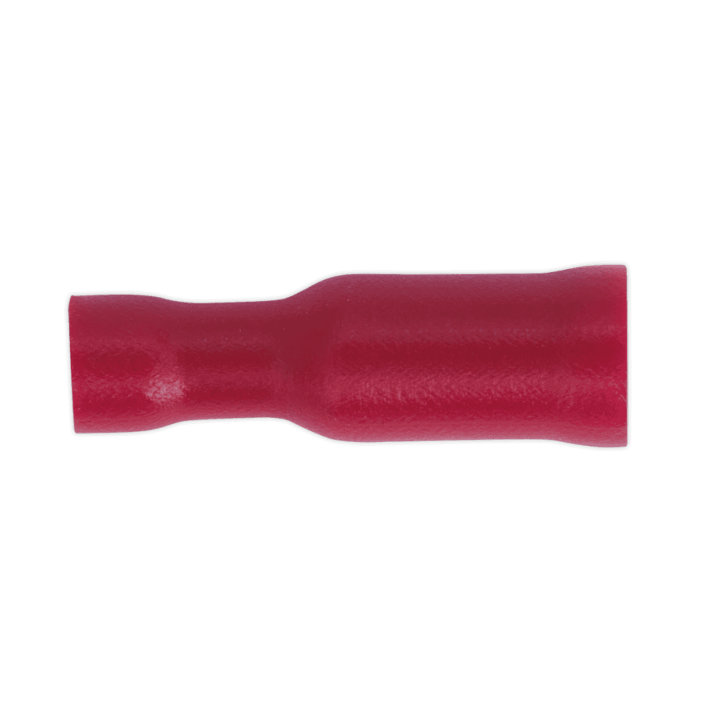 Sealey Female Socket Terminal 4mm, Red - Pack of 100 Model No-20172
