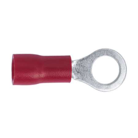 Sealey Easy-Entry Ring Terminal 5.3mm (2BA), Red - Pack of 100 Model No-20174