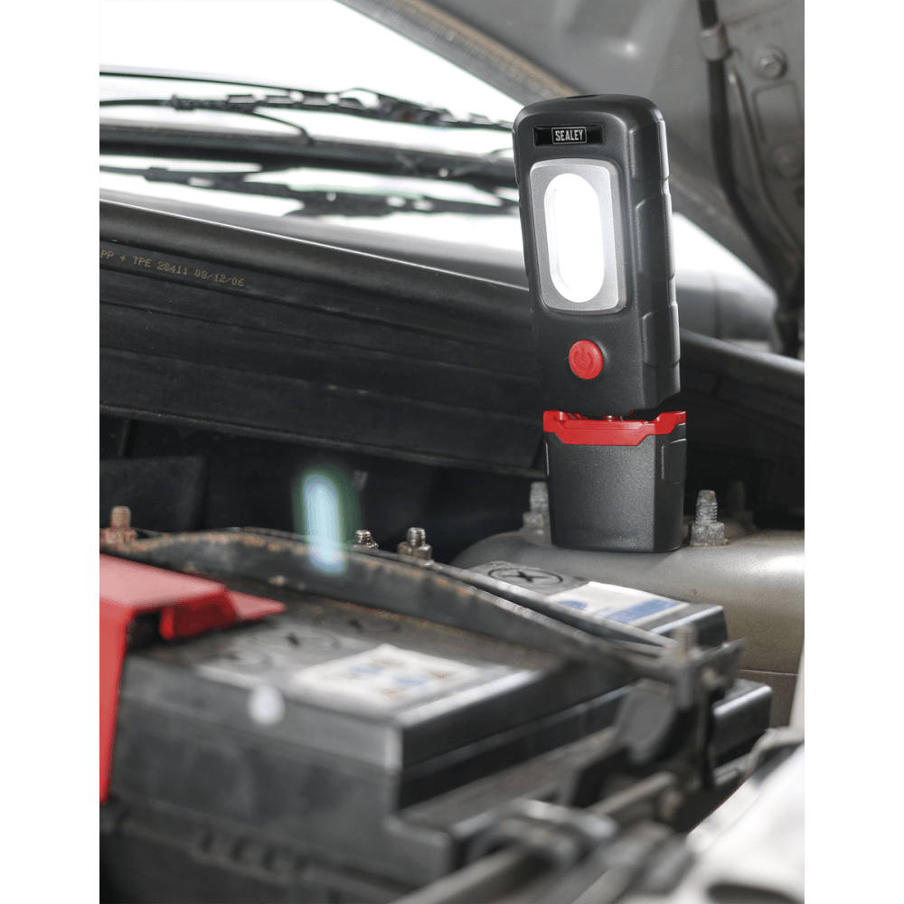 Sealey Rechargeable 360° Inspection Light 5W COB & 1W SMD LED - Black Model No-20220