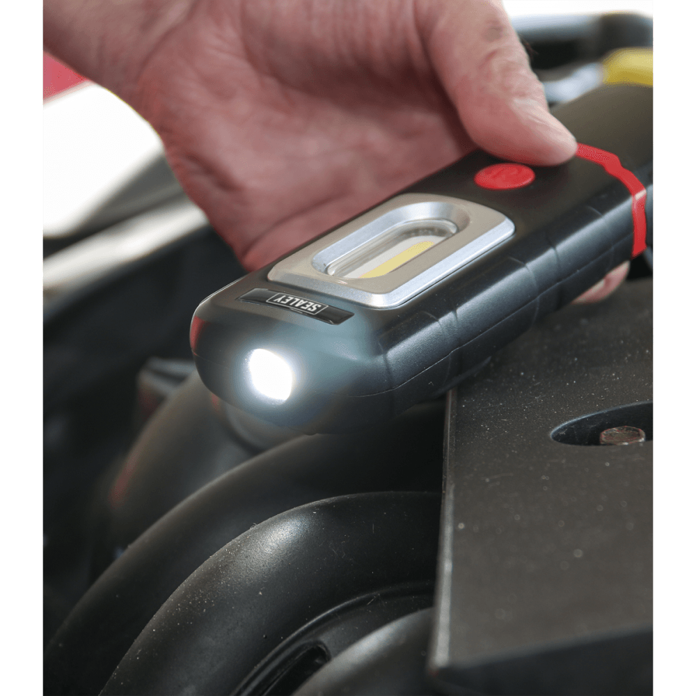Sealey Rechargeable 360° Inspection Light 5W COB & 1W SMD LED - Black Model No-20220