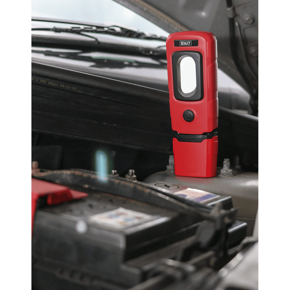 Sealey Rechargeable 360° Inspection Light 5W COB & 1W SMD LED - Red Model No-20221