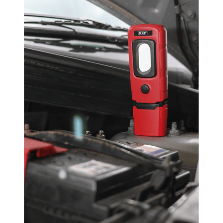 Sealey Rechargeable 360° Inspection Light 5W COB & 1W SMD LED - Red Model No-20221
