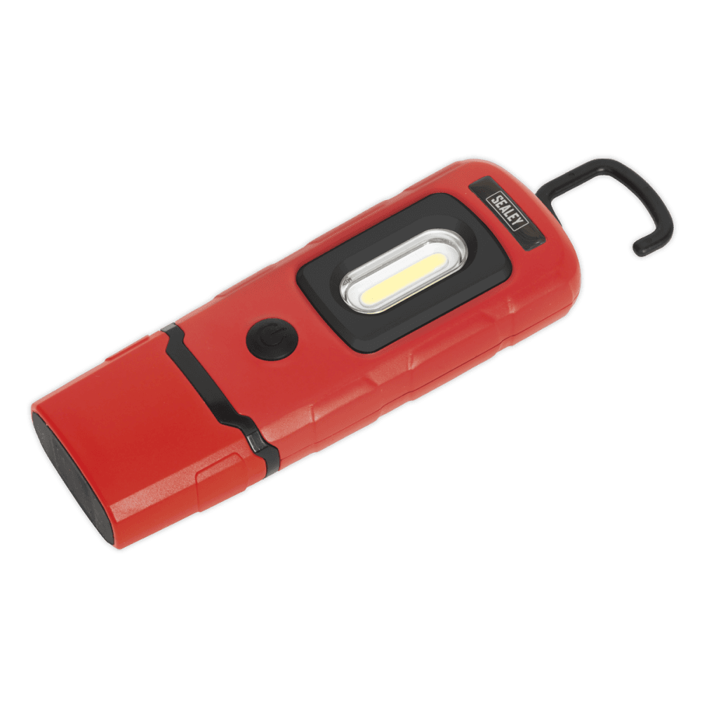 Sealey Rechargeable 360° Inspection Light 5W COB & 1W SMD LED - Red Model No-20221