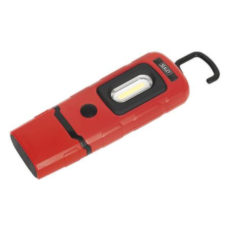 Sealey Rechargeable 360° Inspection Light 5W COB & 1W SMD LED - Red Model No-20221