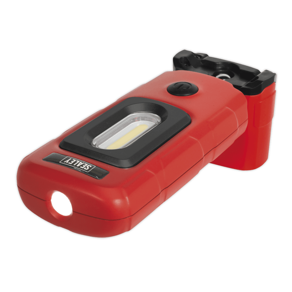 Sealey Rechargeable 360° Inspection Light 5W COB & 1W SMD LED - Red Model No-20221