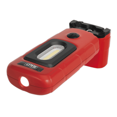 Sealey Rechargeable 360° Inspection Light 5W COB & 1W SMD LED - Red Model No-20221