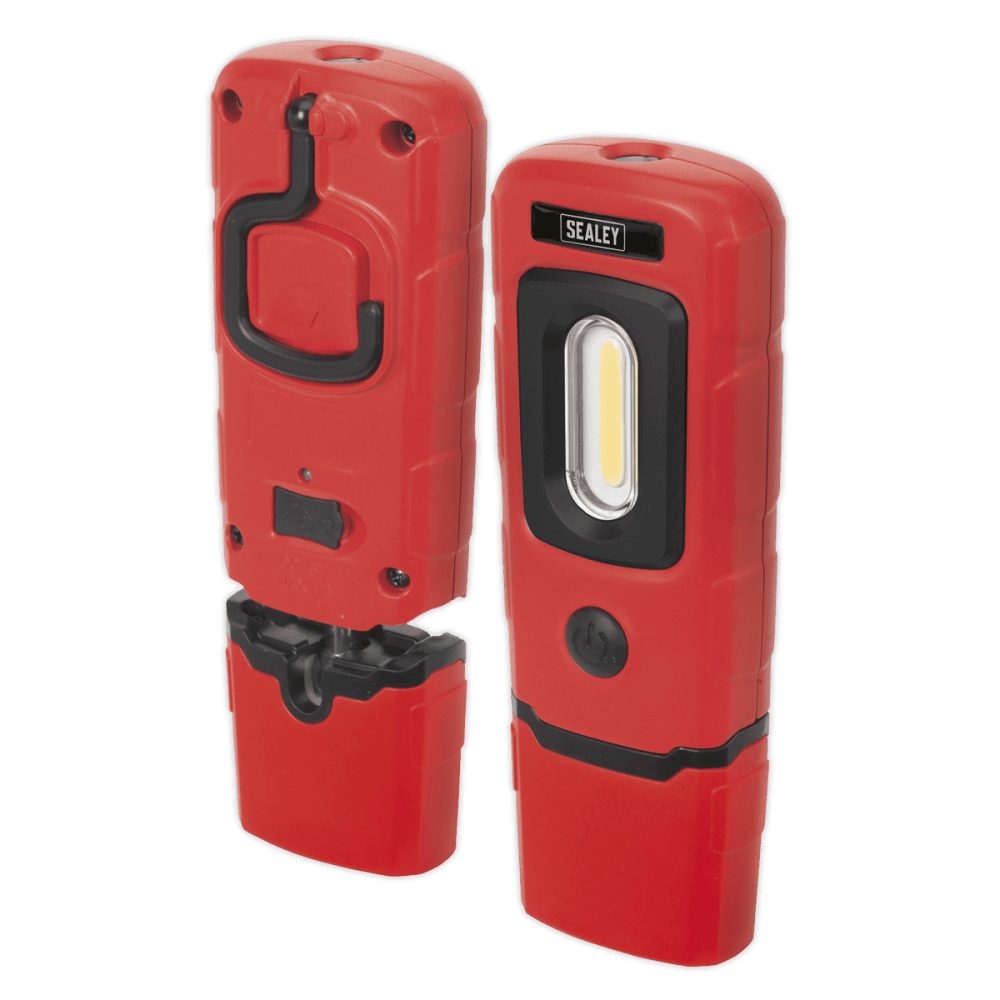 Sealey Rechargeable 360° Inspection Light 5W COB & 1W SMD LED - Red Model No-20221