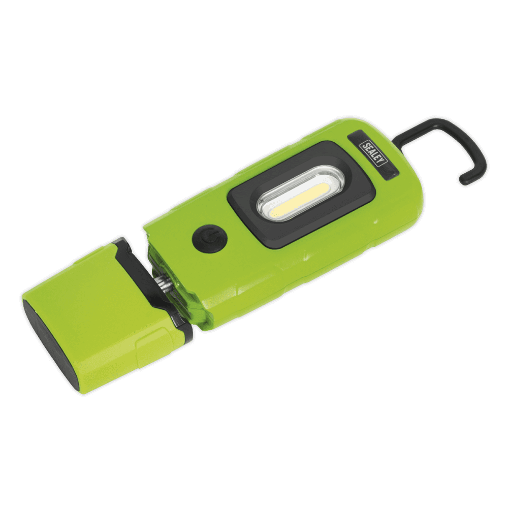 Sealey Rechargeable 360° Inspection Light 3W COB & 1W SMD LED - Green Model No-20222