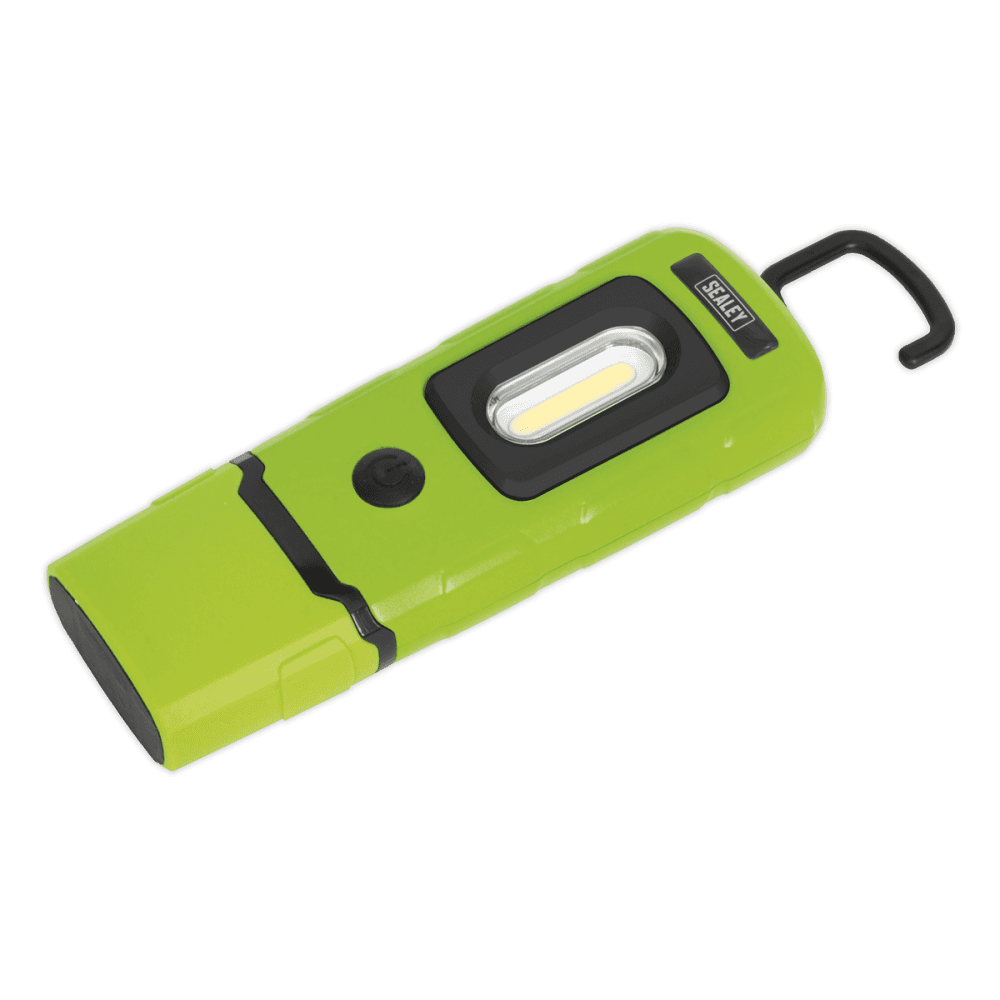 Sealey Rechargeable 360° Inspection Light 3W COB & 1W SMD LED - Green Model No-20222