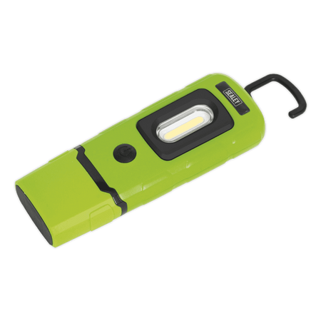 Sealey Rechargeable 360° Inspection Light 3W COB & 1W SMD LED - Green Model No-20222