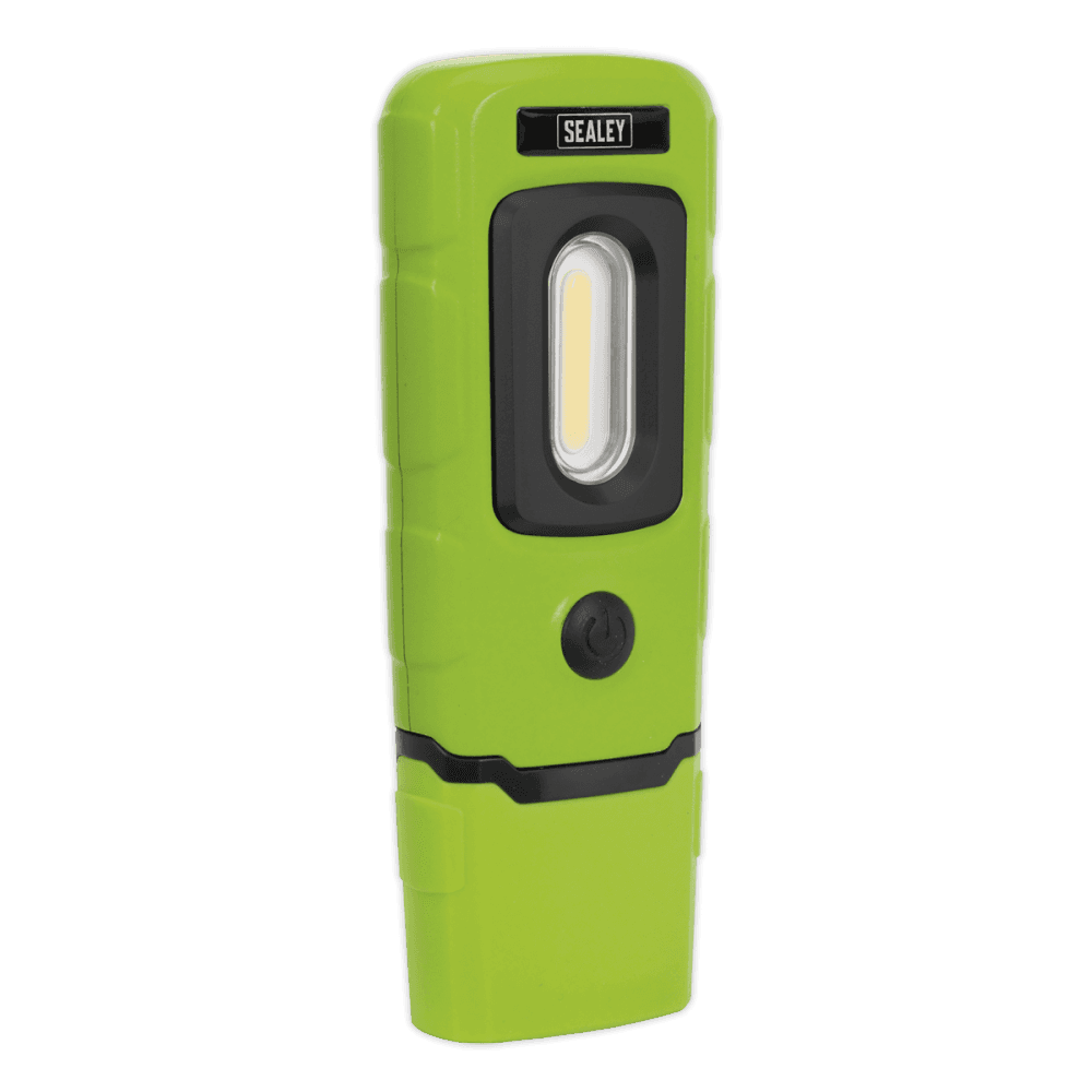 Sealey Rechargeable 360° Inspection Light 3W COB & 1W SMD LED - Green Model No-20222