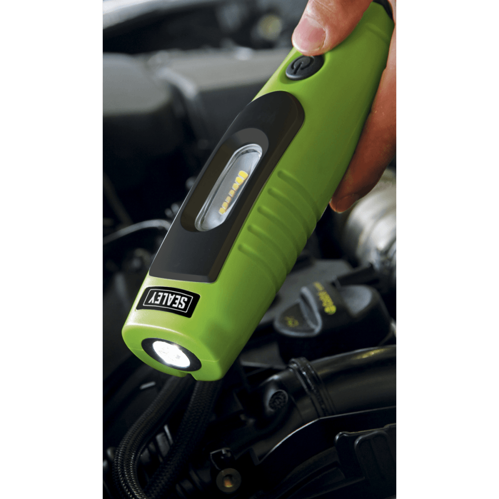 Sealey Rechargeable 360° Inspection Light 4W & 3W SMD LED - Green Model No-20223