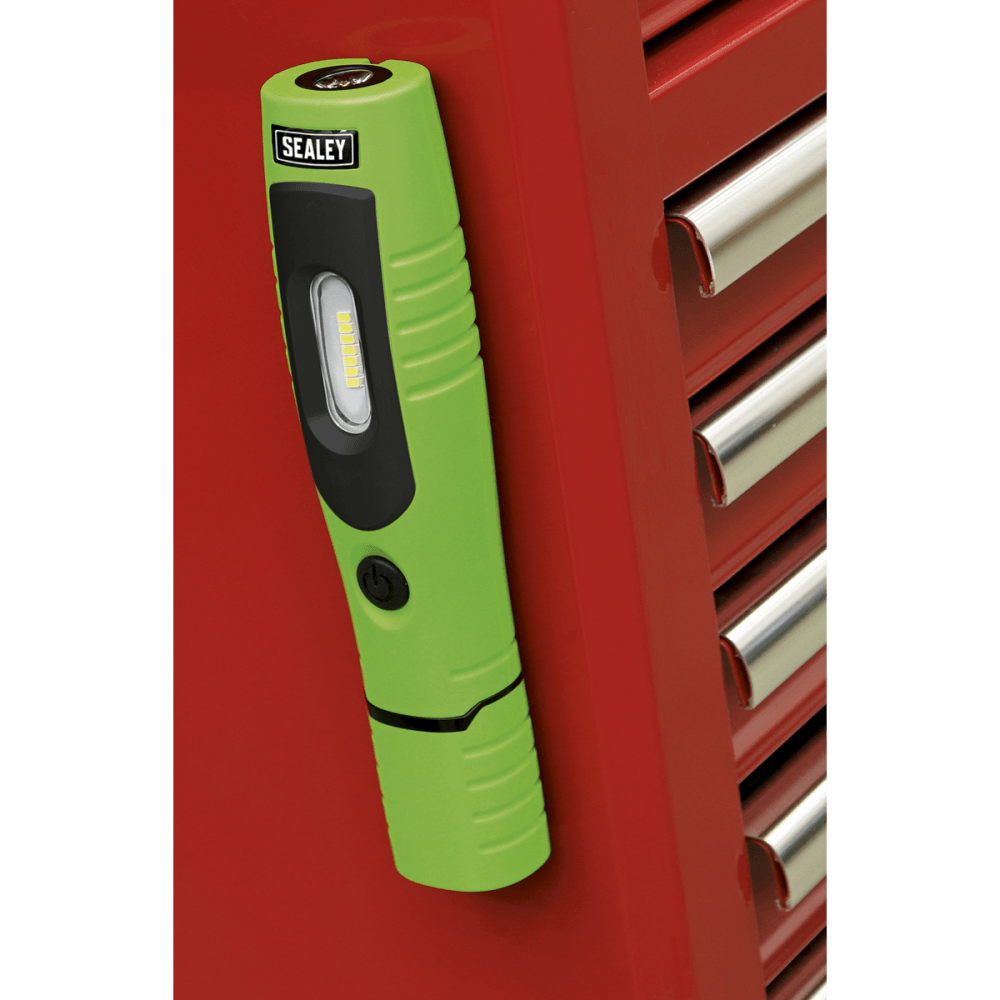 Sealey Rechargeable 360° Inspection Light 4W & 3W SMD LED - Green Model No-20223