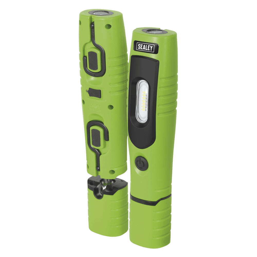 Sealey Rechargeable 360° Inspection Light 4W & 3W SMD LED - Green Model No-20223