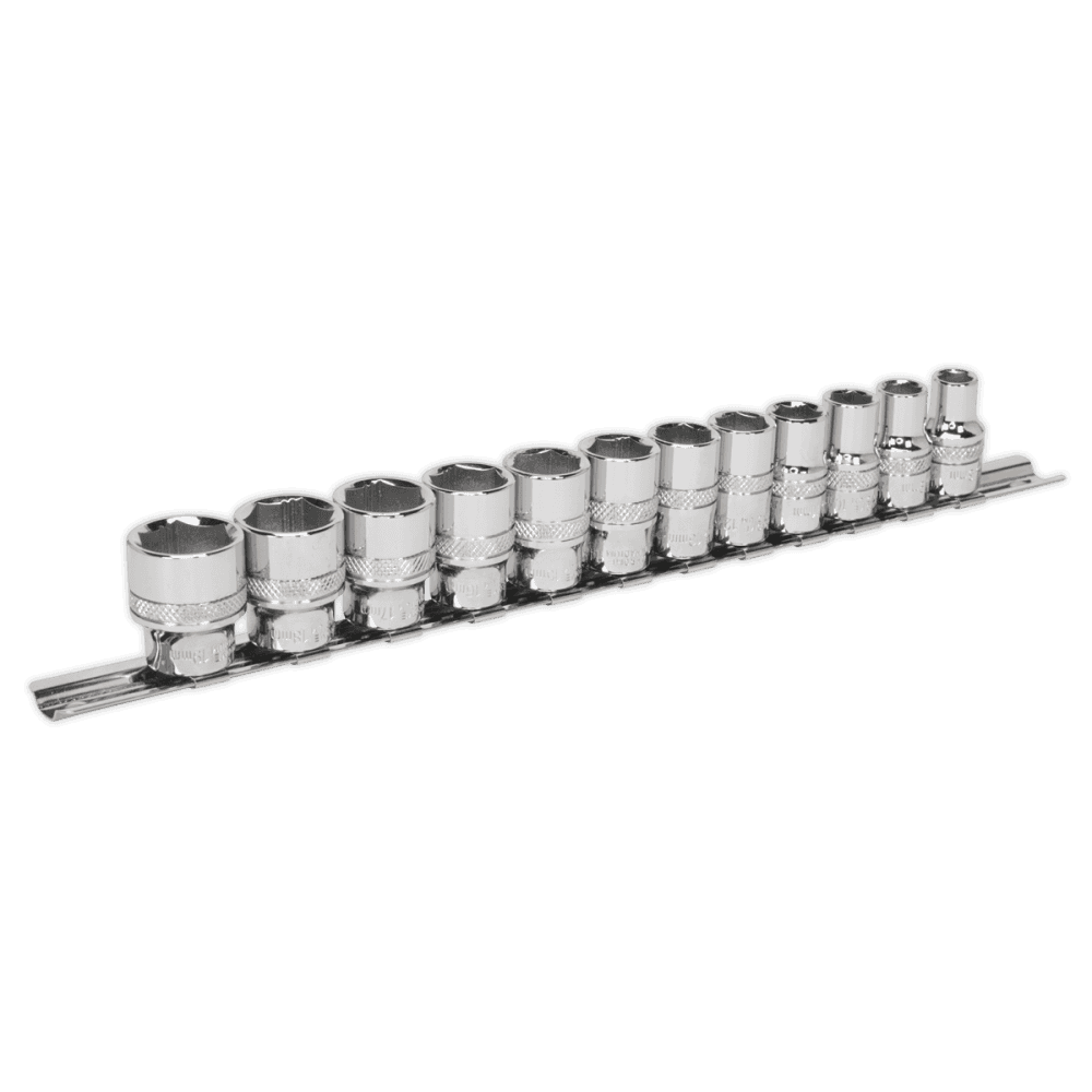 Sealey Socket Set 12pc 3/8"Sq Drive Lock-On 6pt Metric Model No-20233