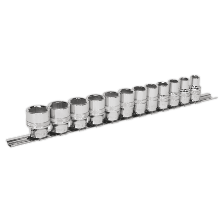 Sealey Socket Set 12pc 3/8"Sq Drive Lock-On 6pt Metric Model No-20233