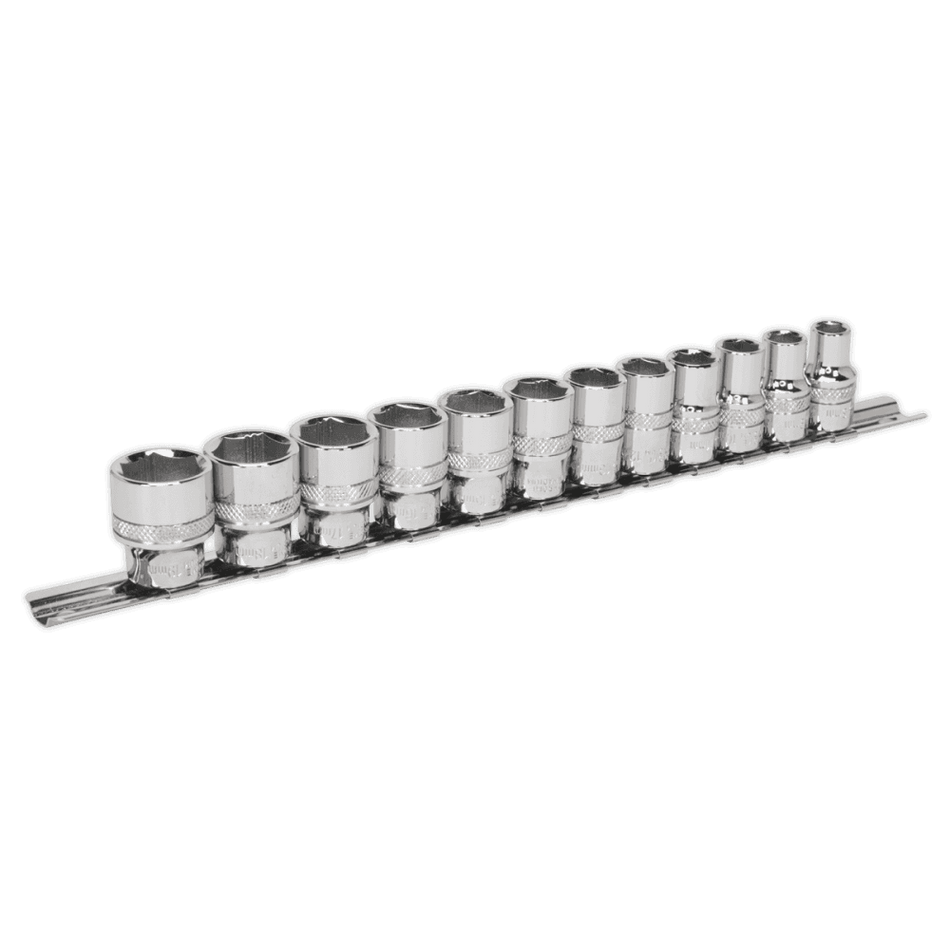 Sealey Socket Set 12pc 3/8"Sq Drive Lock-On 6pt Metric Model No-20233