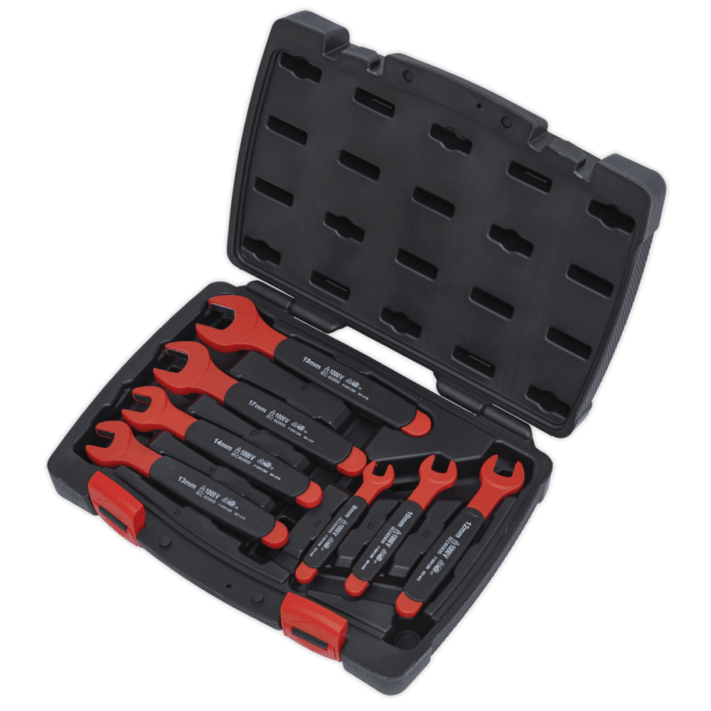 Sealey Insulated Open End Spanner Set 7pc VDE Approved Model No-20234