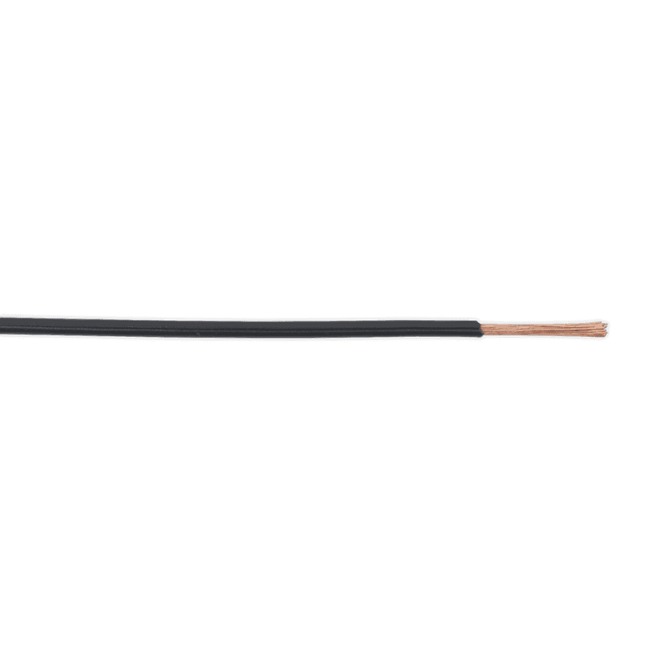 Sealey Thin Wall Cable Single 1mmÃ‡Â« 32/0.20mm 50mtr Black Model No-20250