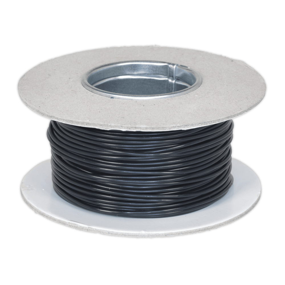 Sealey Thin Wall Automotive Cable Single 1mm² 32/0.20mm 50m - Black Model No-20250