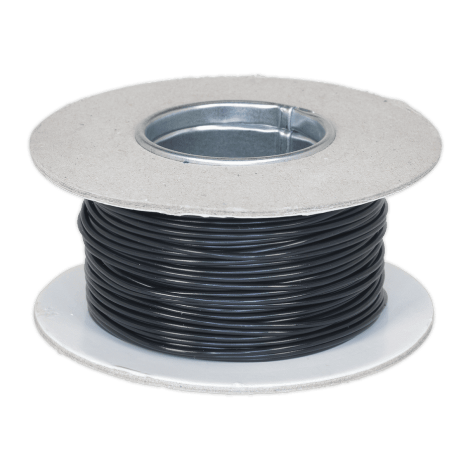 Sealey Thin Wall Cable Single 1mmÃ‡Â« 32/0.20mm 50mtr Black Model No-20250