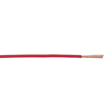 Sealey Thin Wall Automotive Cable Single 1mm² 32/0.20mm 50m - Red Model No-20254