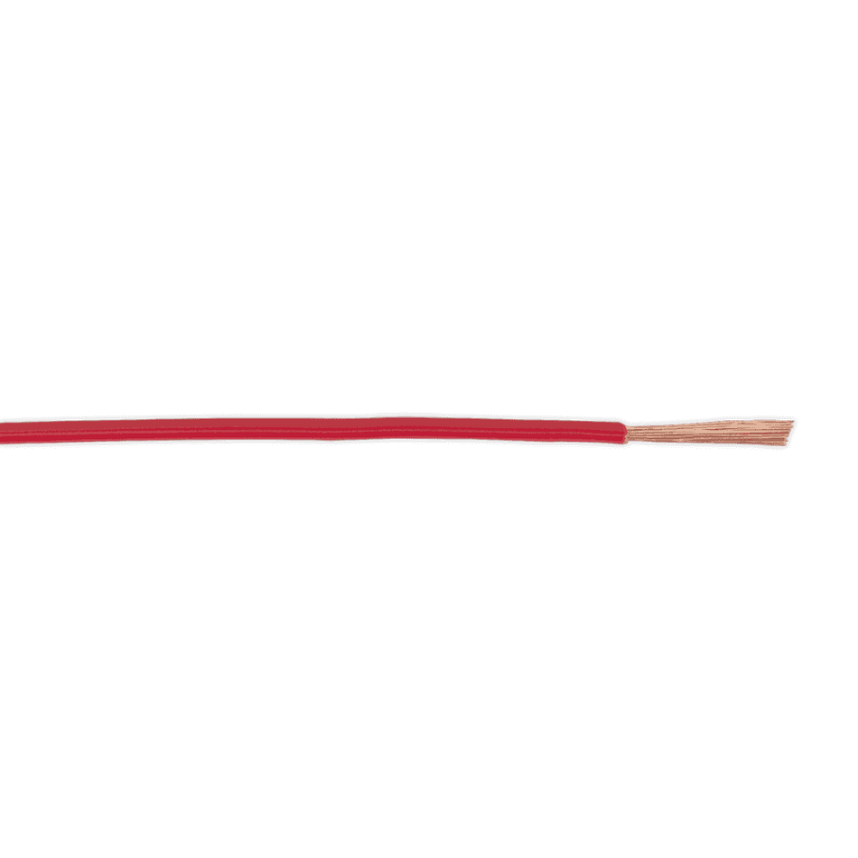 Sealey Thin Wall Cable Single 1mmÃ‡Â« 32/0.20mm 50mtr Red Model No-20254