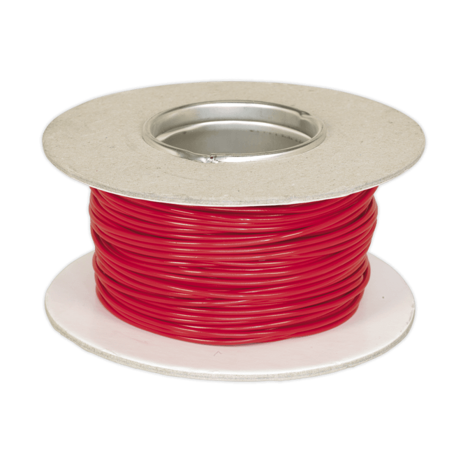 Sealey Thin Wall Cable Single 1mmÃ‡Â« 32/0.20mm 50mtr Red Model No-20254